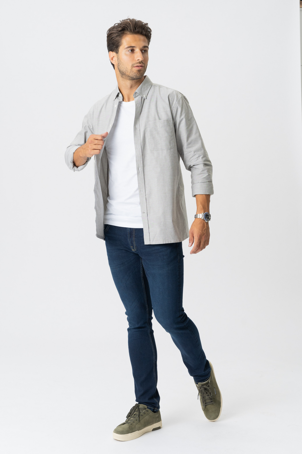 Originalna izvedba Oxford Shirt ™ ️ - Grey Melange