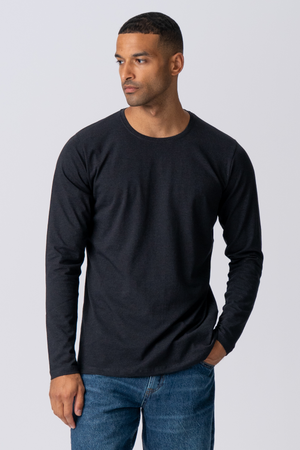 Basic Long-sleeved T-shirt - Black