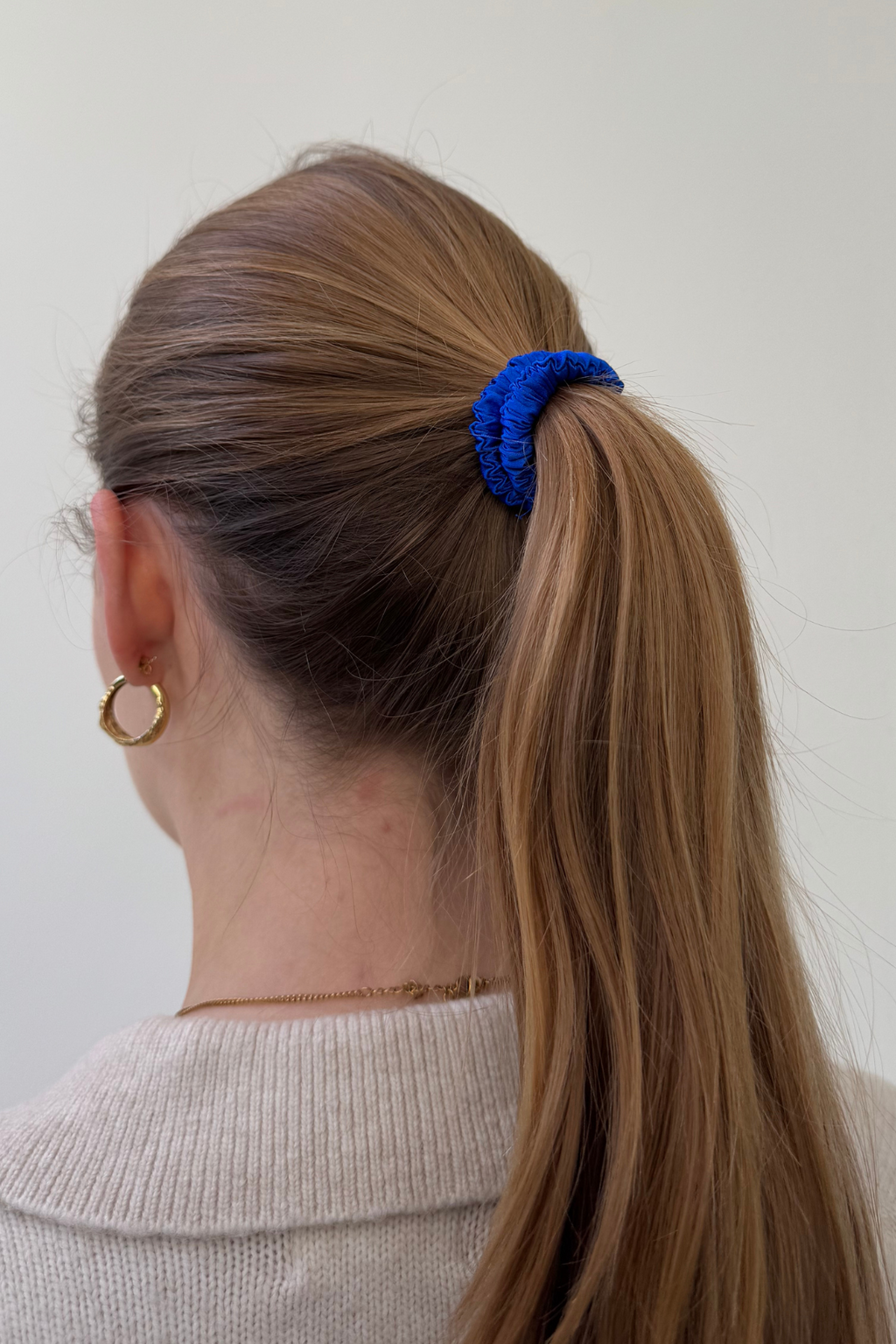 Silk elastic - Blue
