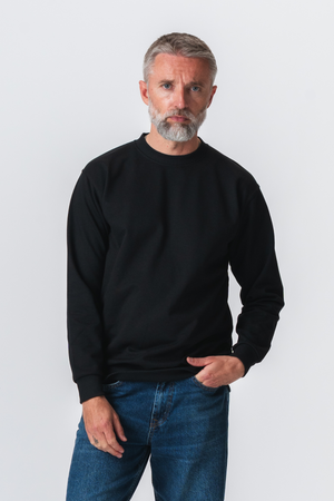 Basic Crewneck - Dubh