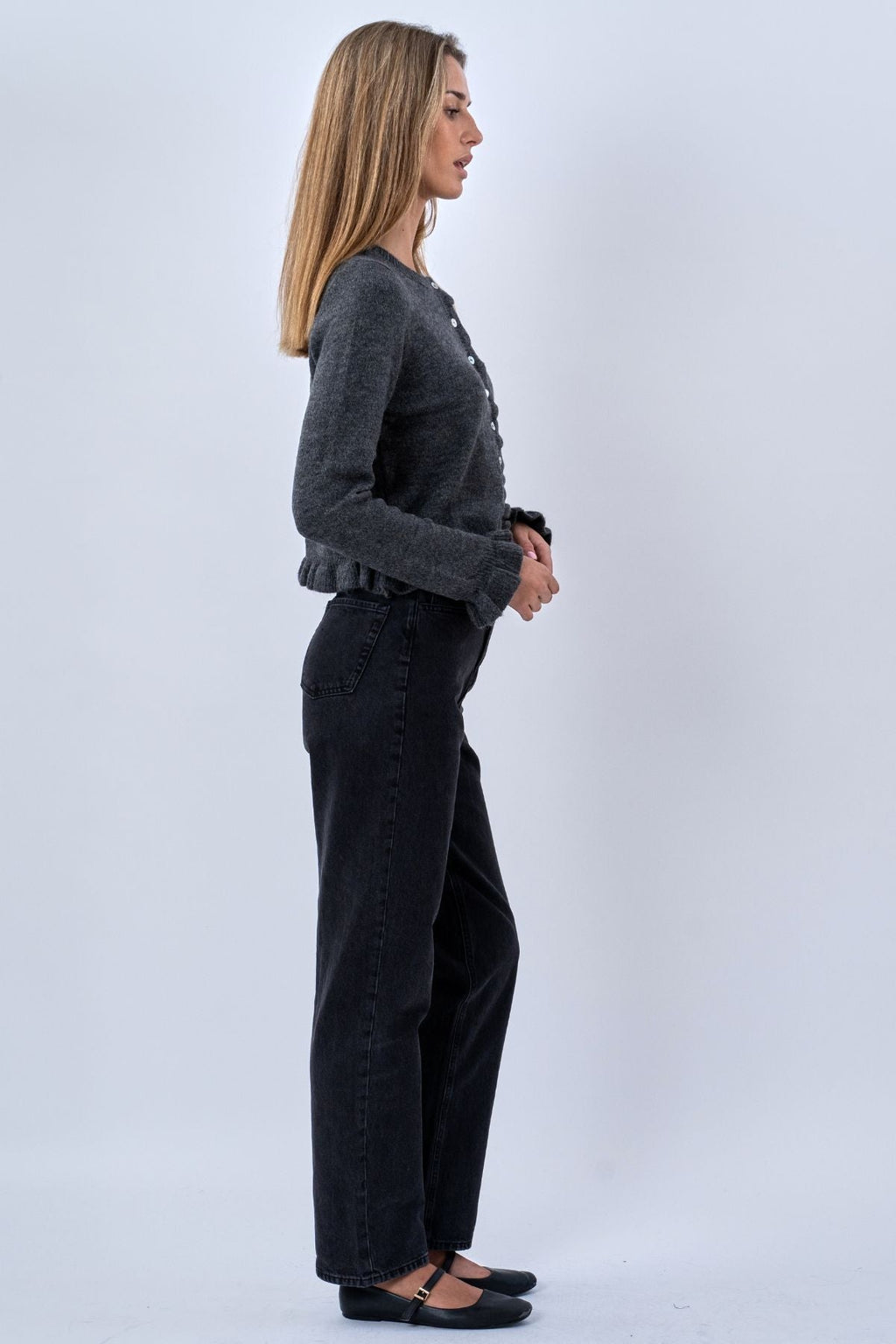 Flora kardigan - sivi