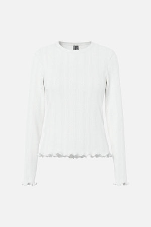 Marie O -Neck Poin Top - Rinceoir Cloud