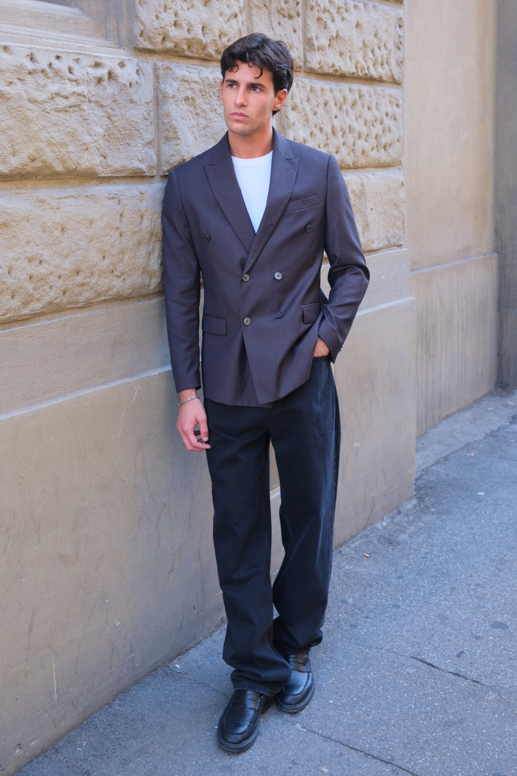 Vrecovité džínsy - údené