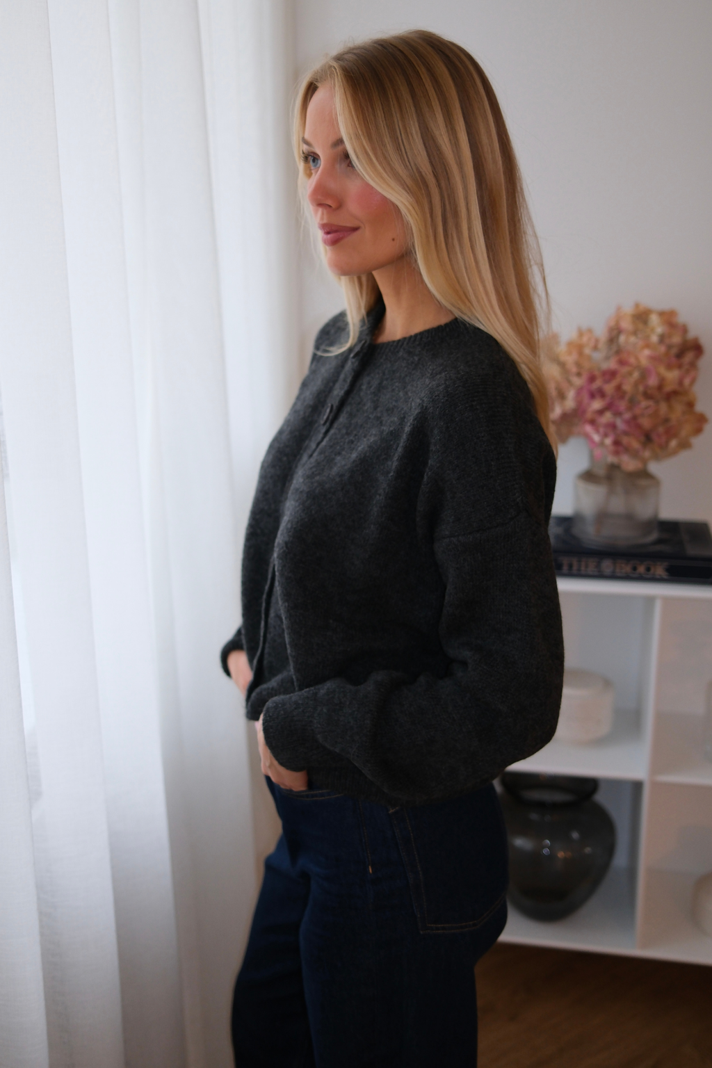 Angelique Cardigan - Graphite