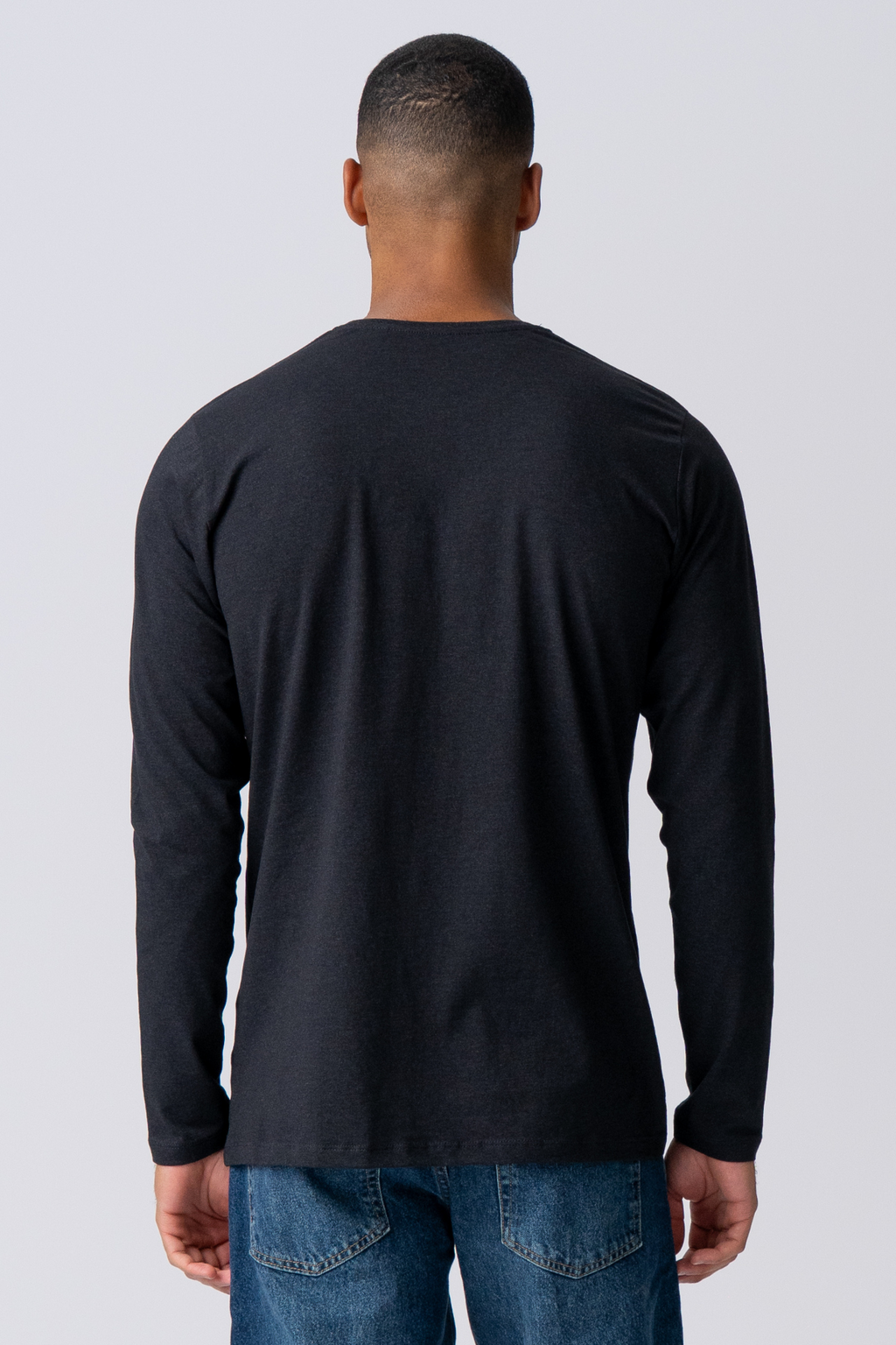 Basic Long-sleeved T-shirt - Black