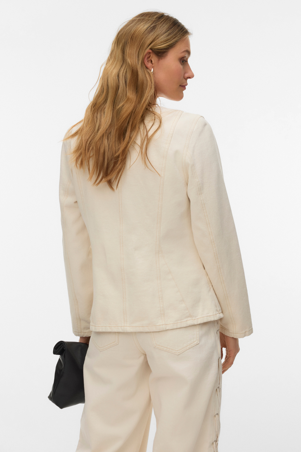 Bunda Leva String Ecru Dnm - Ecru