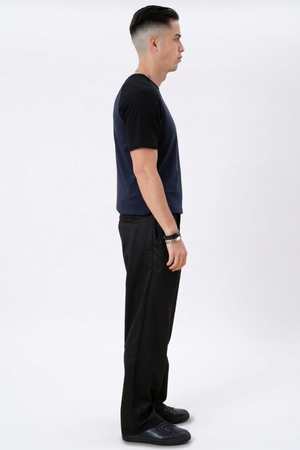 Basic Tričko Raglan-čierna