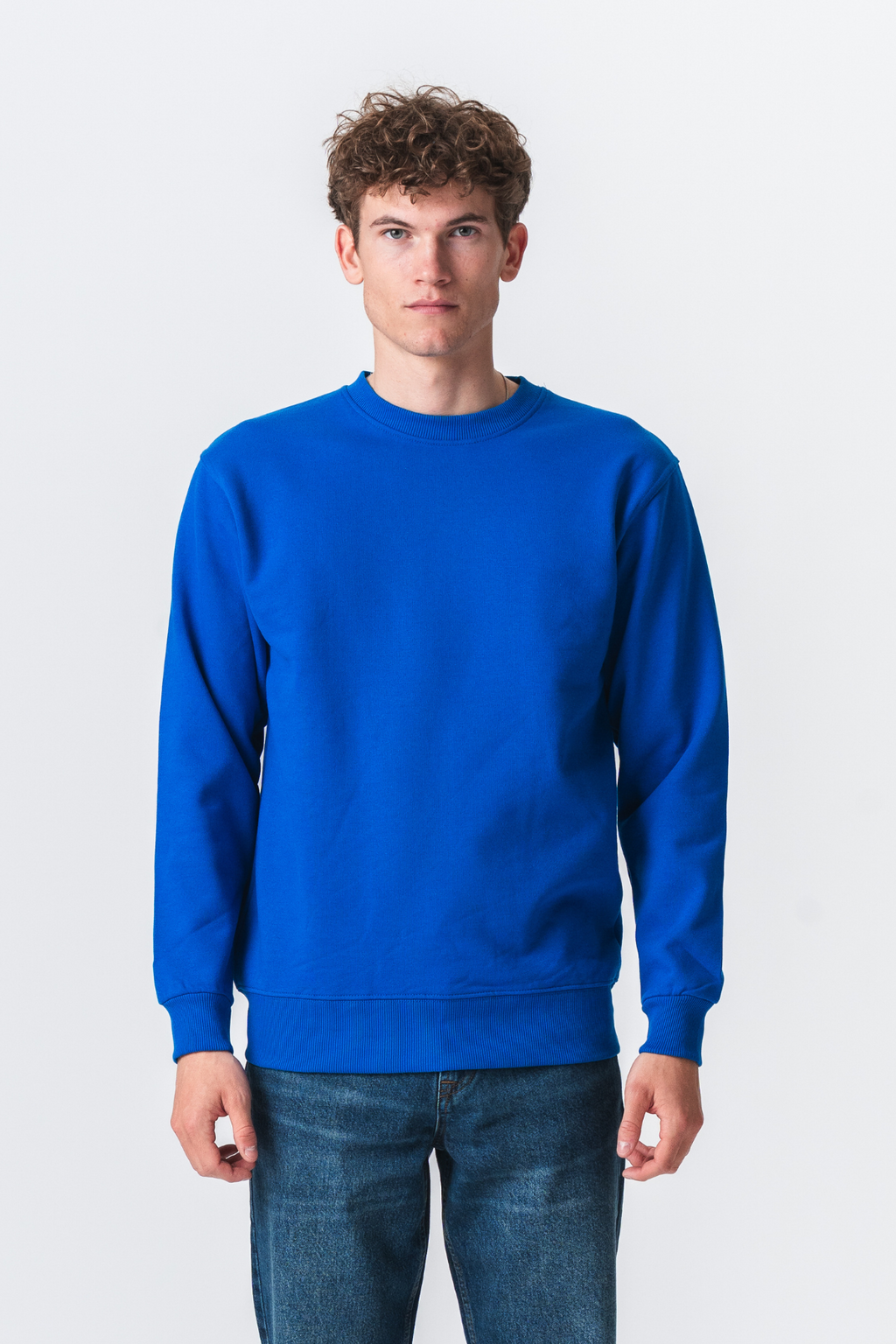 Basic Crewneck - Swedish Blue