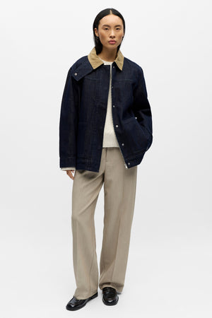 Jacket Denim Sirenna - Denim Gorm Dorcha