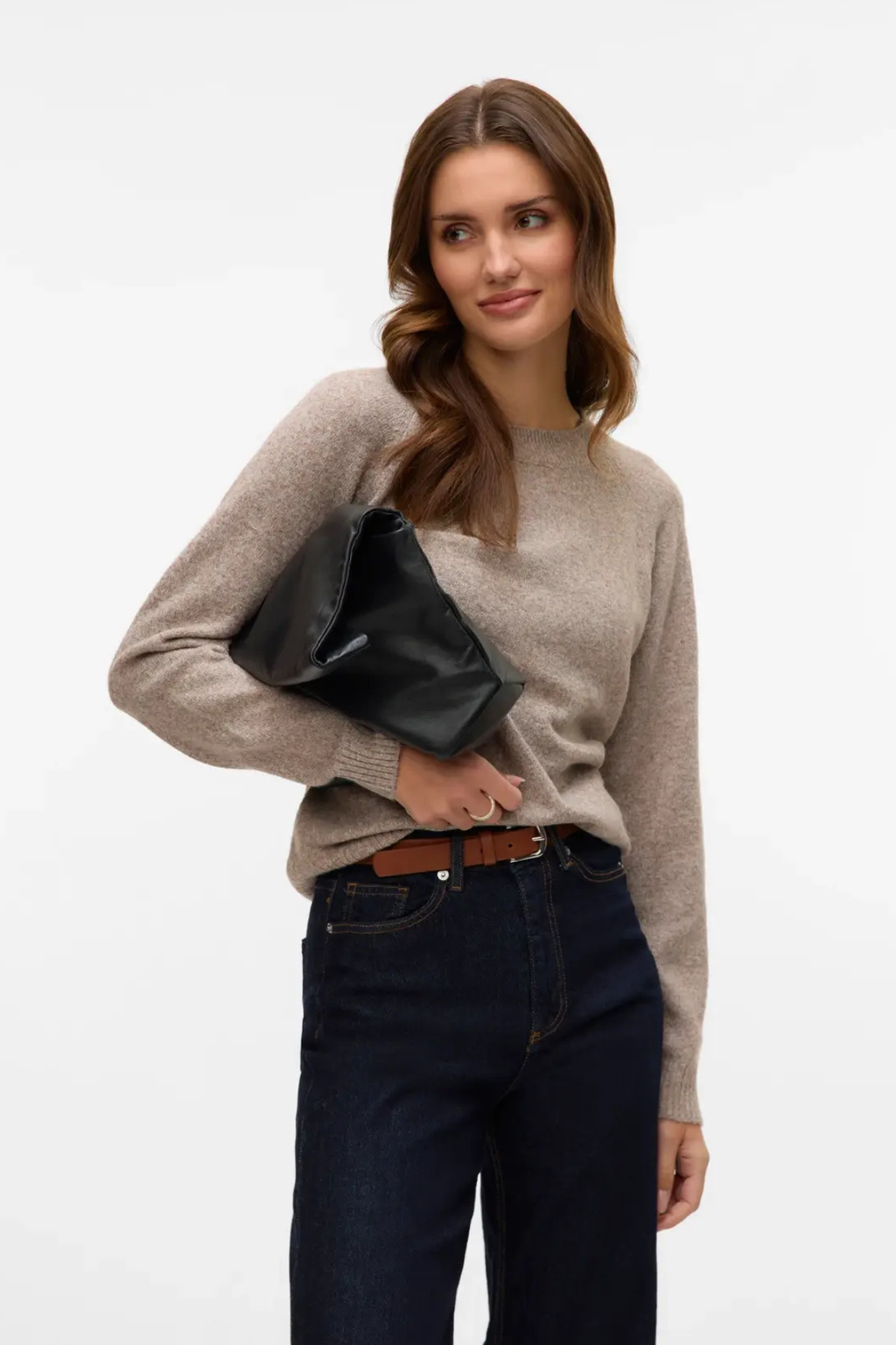 Blúzka Doffy s výstrihom - Moon Rock Melange