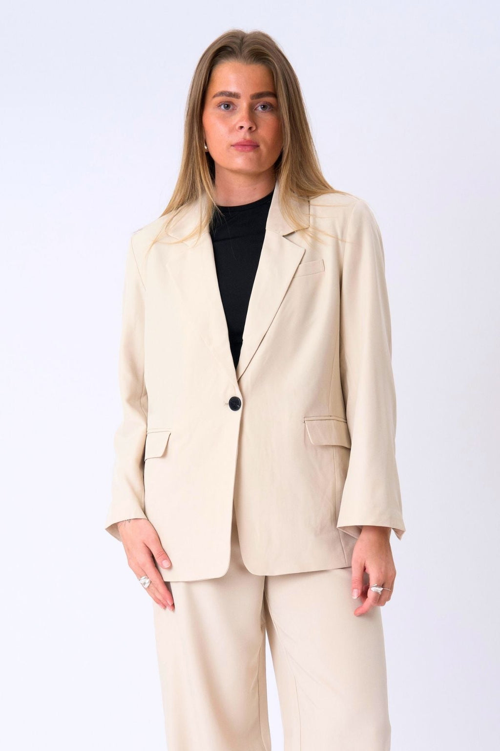 Oversized Blazer - Beige
