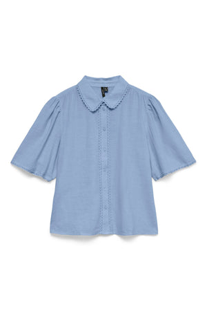 Siri 2/4 Shirt - Brunnera Blue