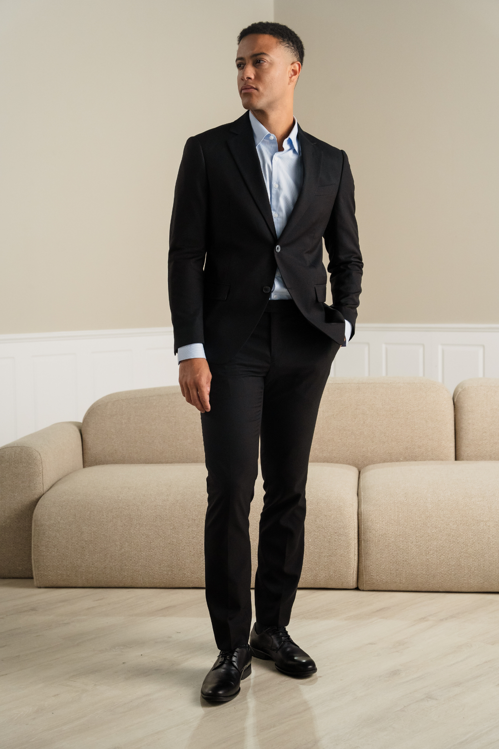 Premium Suit Pants - Black