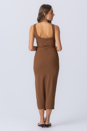 Lucia Dress - Brown