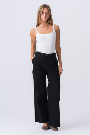 Amalia jeans - liath dorcha