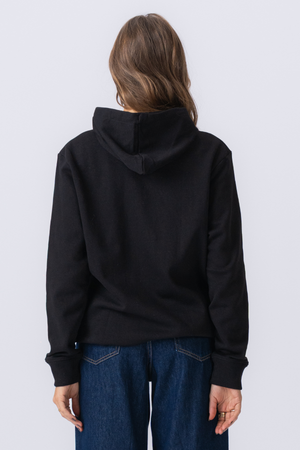 Zip Hoodie - Dubh