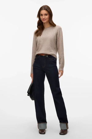 Blúzka Doffy s výstrihom - Moon Rock Melange