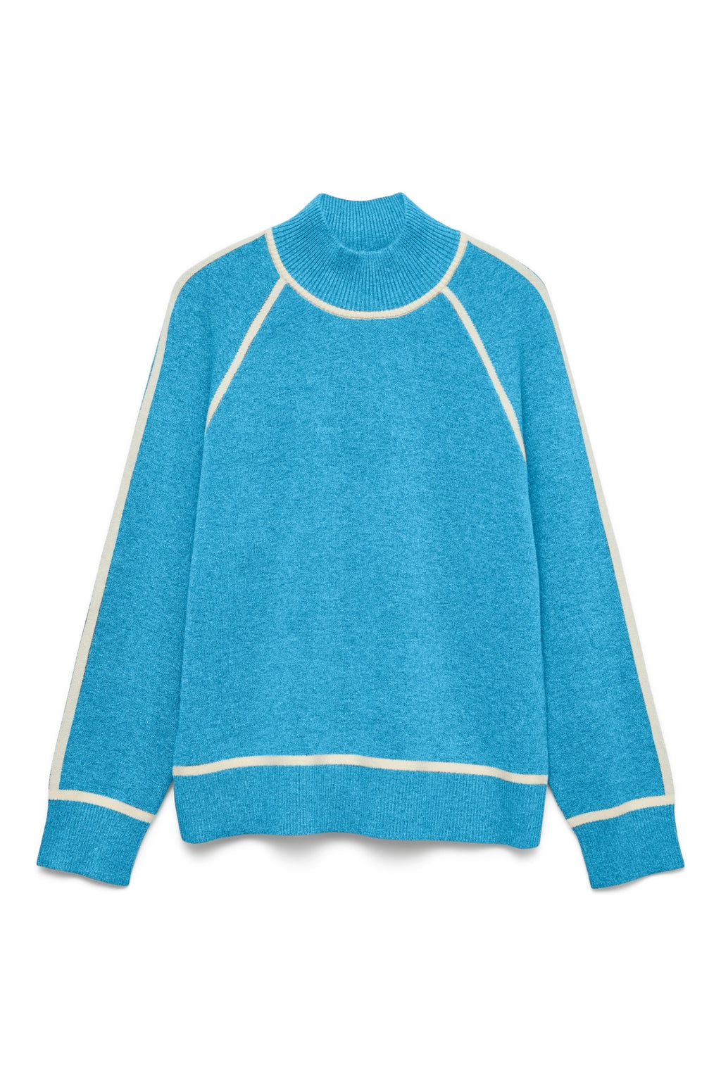 Gold Highneck Pullover -Alaskan Blue W. Birch