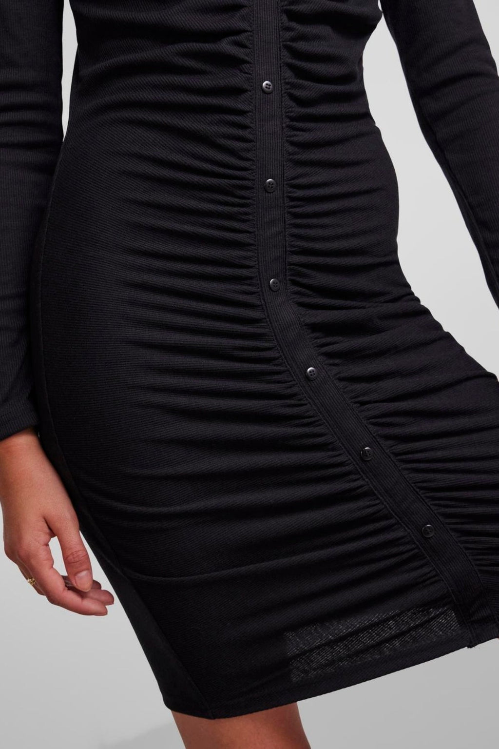 Norma Long Sleeve Dress - Black