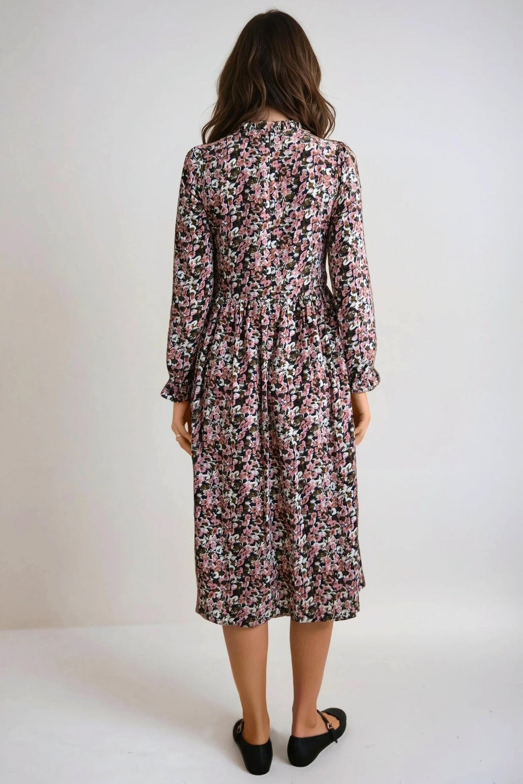 Vibrooks long-sleeved dress - Rosa