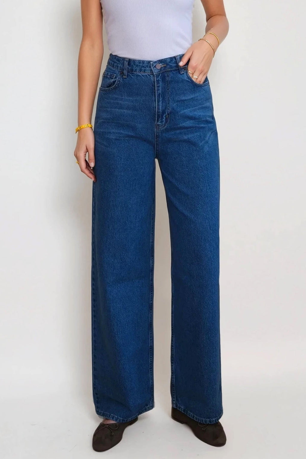 NORA WIRE Džínsy - svetlo modrá džínsovina