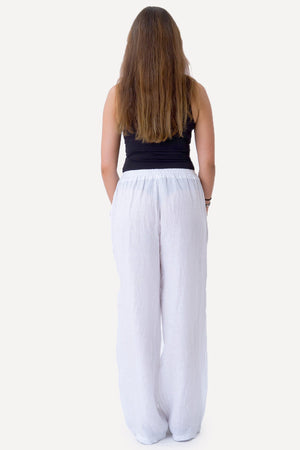 Astrid Linen Pants - White