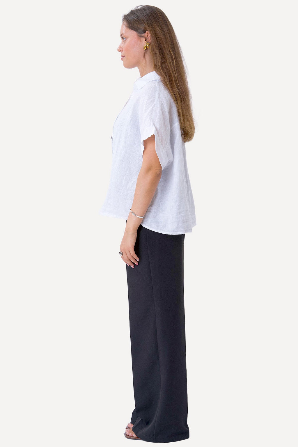 Astrid Linen Shirt - White