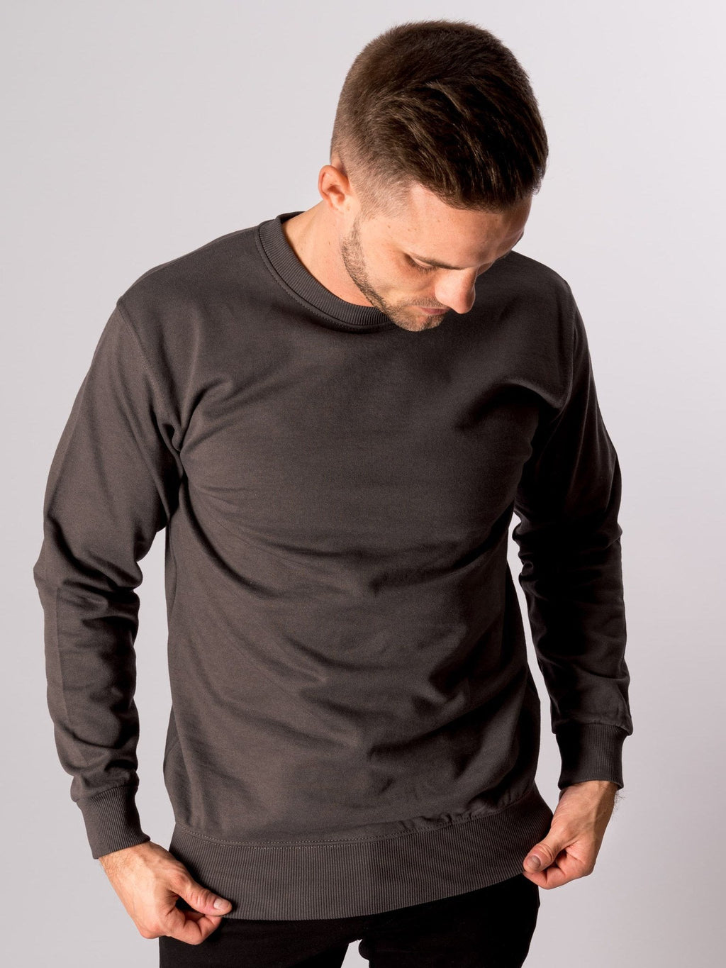 Basic Crewneck - Dark Gray