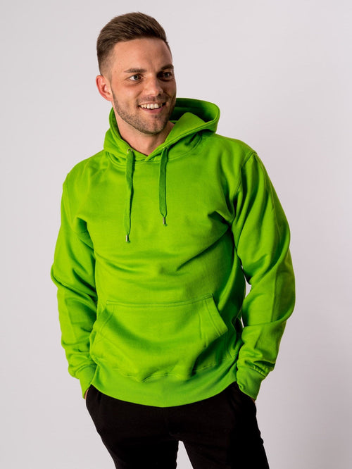 Basic Hoodie - Lime Grøn - TeeShoppen - Grøn