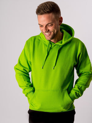 Basic Hoodie - Lime Grøn - TeeShoppen - Grøn