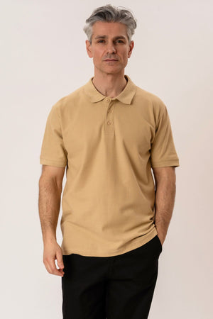 Basic Léine Polo - Khaki