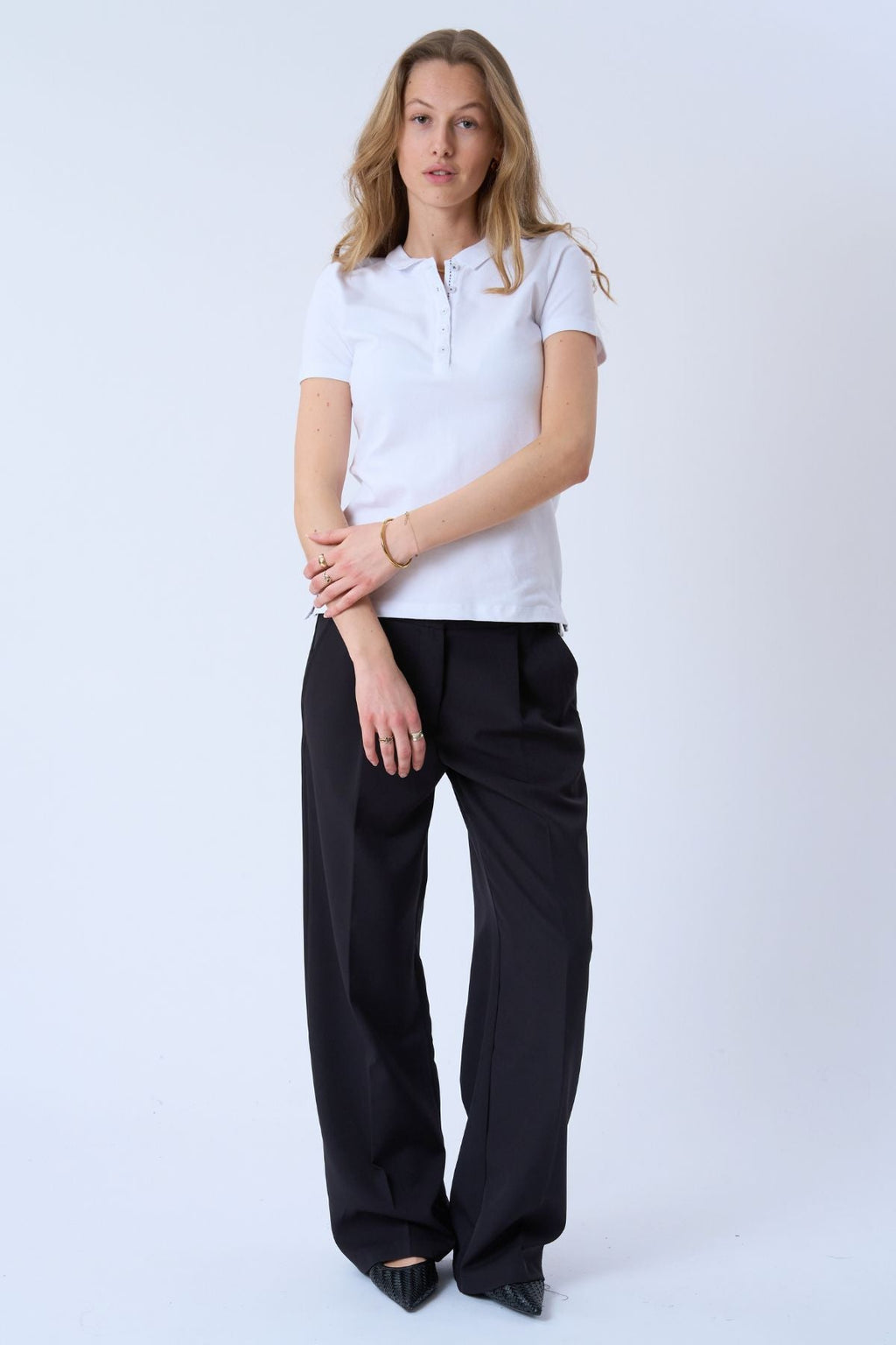 Polo tričko - biela