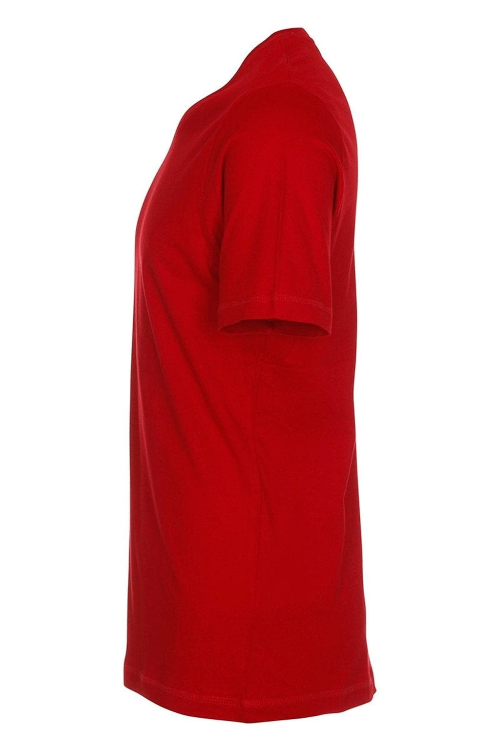 Basic majica s V-izrezom - crvena