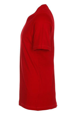 Basic majica s V-izrezom - crvena