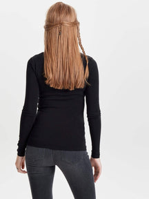 Basic long-sleeved T-shirt - Black