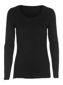 Basic long-sleeved T-shirt - Black