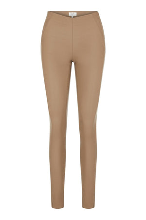 Belle Coated Leggings - Beige