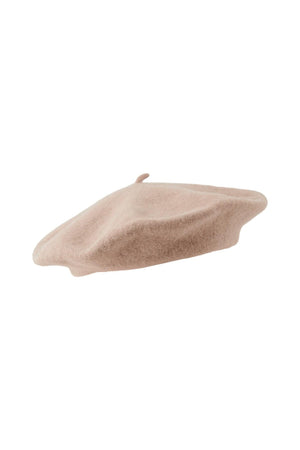 Fransk Wool Beret - Silver Mink