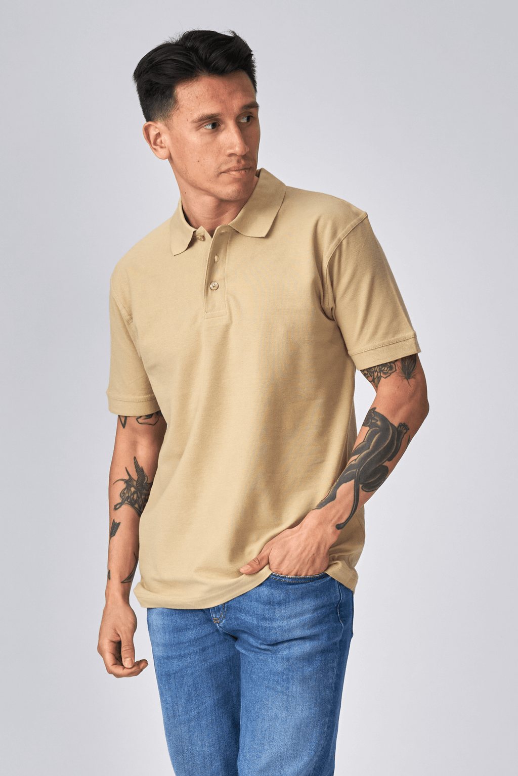 Basic Polo shirt - Khaki