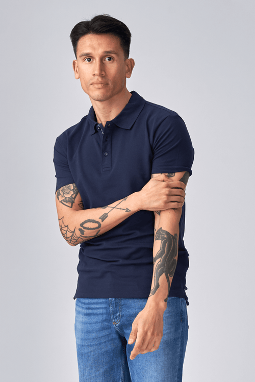 Muscle Léine Polo - Navy