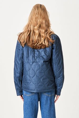 Ella Quiltet Jacket - Navy