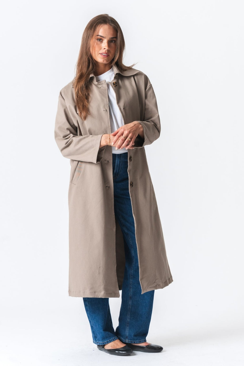 Carla Trenchcoat - Gaineamh