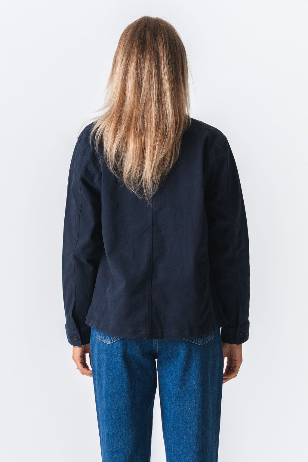 Twill Overshirt - Navy