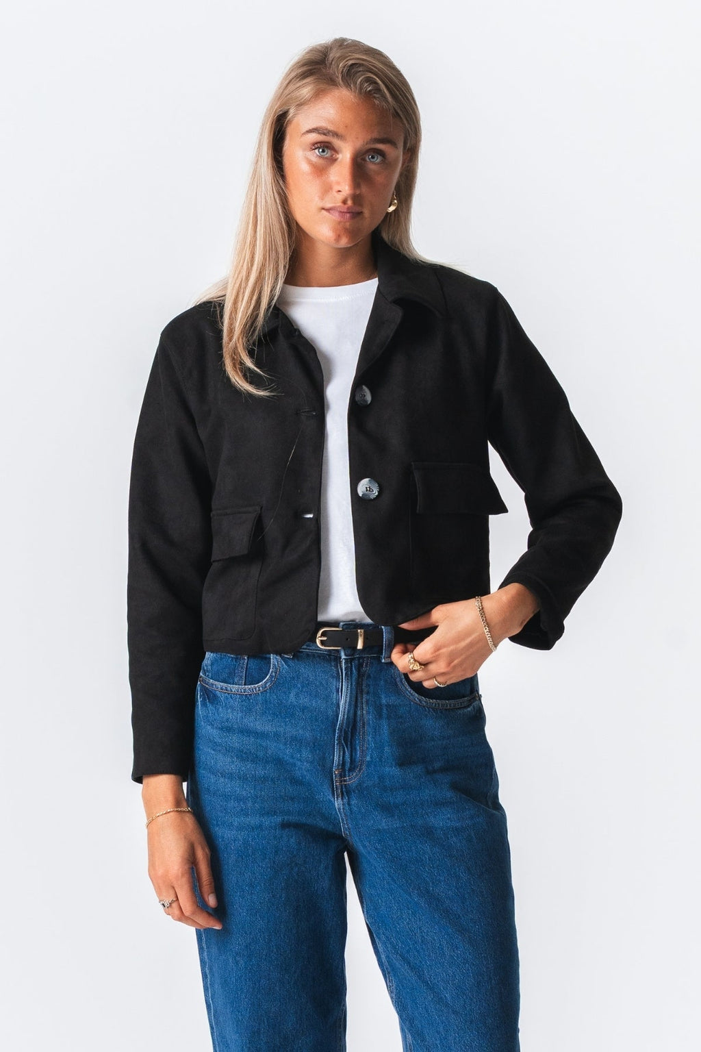 Nelly Short Jacket - Black