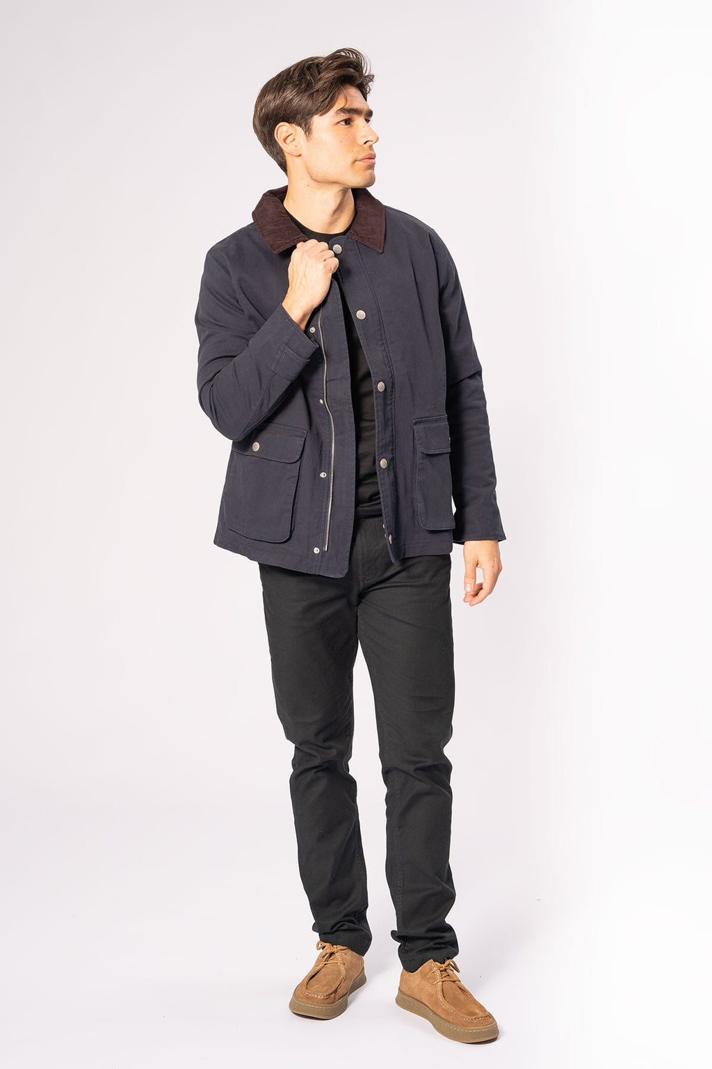 Jakna s twill - mornarska