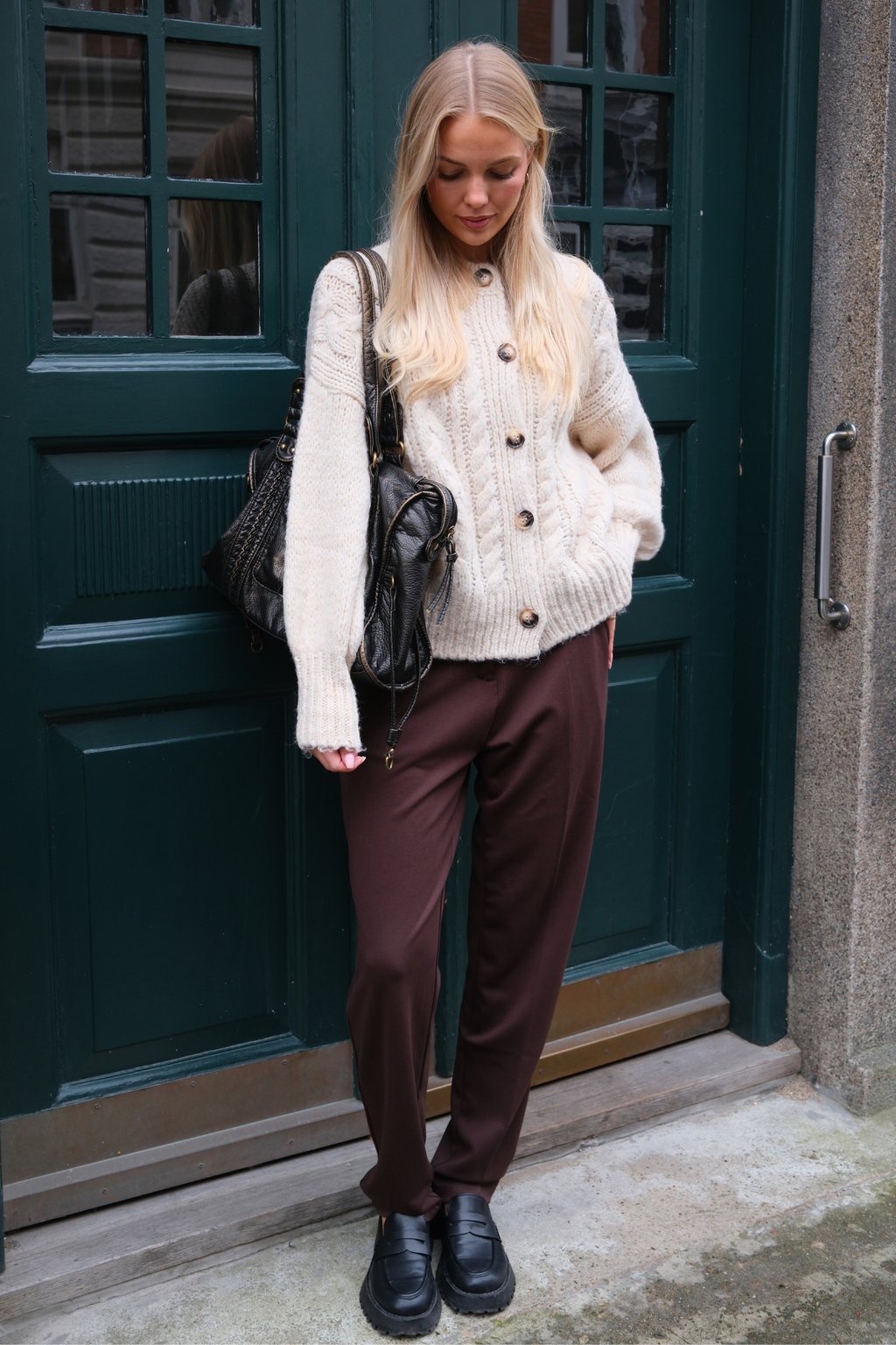 Originalne hlače za izvedbu - tamno smeđe boje