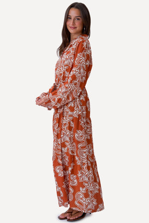 Lola Dress - Terracotta