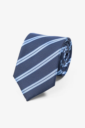 Tie - Navy/Light Blue