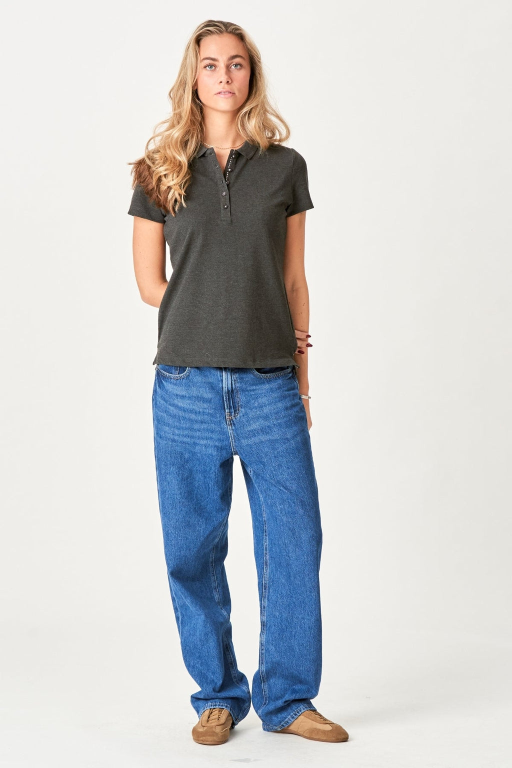 Polo košulja - tamno siva