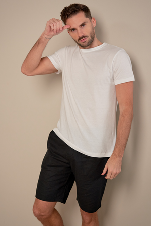 Linen Shorts - Black